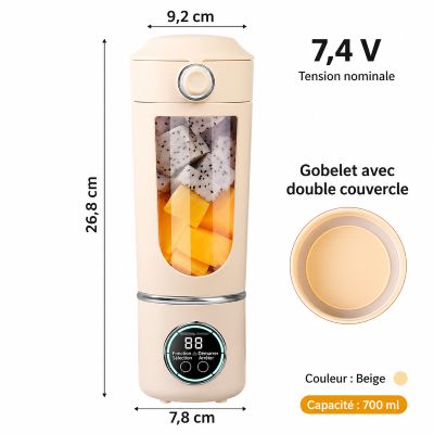 blender portable beige