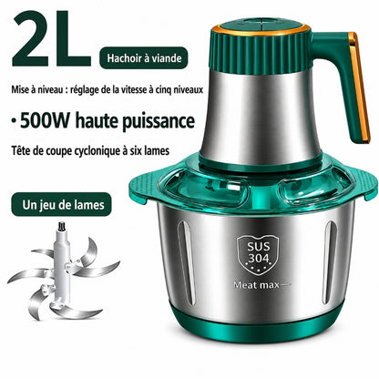 hachoir viande électrique vert