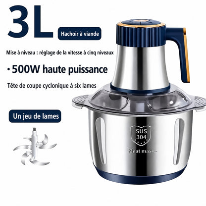 hachoir viande électrique bleu