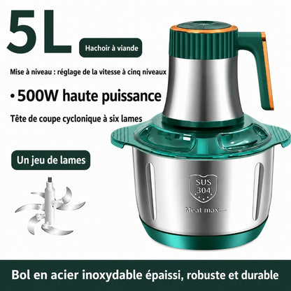 hachoir viande électrique vert